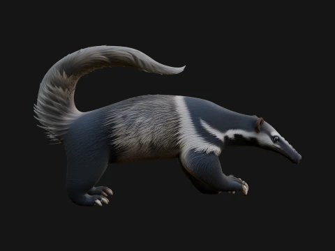 Anteater Statue Design 3 - 3D Print Model 3D Print Model