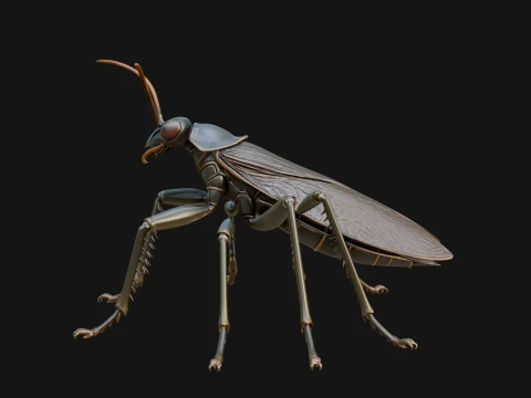 Praying Mantis Statue Design 5 - 3D Print Model 3D Print Model