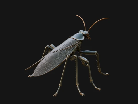 Praying Mantis Statue Design 5 - 3D Print Model 3D Print Model