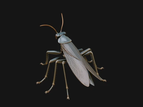 Praying Mantis Statue Design 5 - 3D Print Model 3D Print Model
