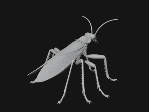 Praying Mantis Statue Design 5 - 3D Print Model 3D Print Model