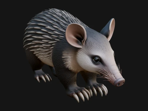 Bandicoot Statue Design 5 - 3D Print Model 3D Print Model