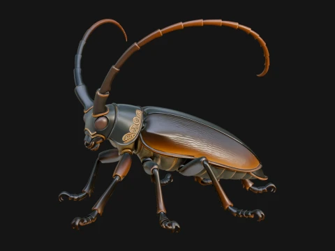 Beetle Statue Design 11 - 3D Print Model 3D Print Model