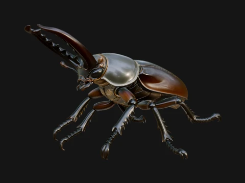 Beetle Statue Design 12 - 3D Print Model 3D Print Model