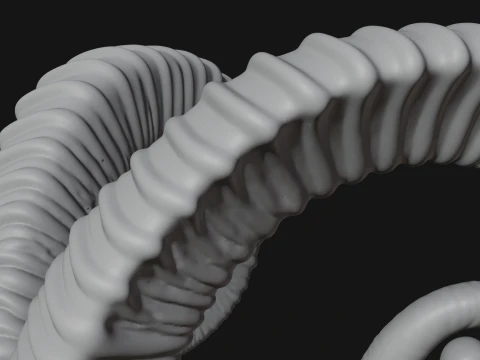 Ibex Goat Statue Design 8 - 3D Print Model 3D Print Model