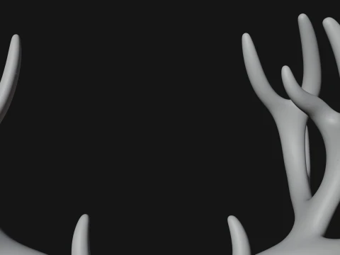 Stag Deer Statue Design 12 - 3D Print Model 3D Print Model