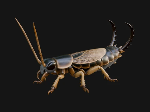 Katydid Statue Design 5 - 3D Print Model 3D Print Model