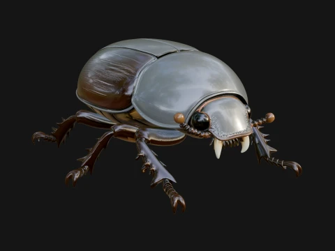 Beetle Statue Design 18 - 3D Print Model 3D Print Model