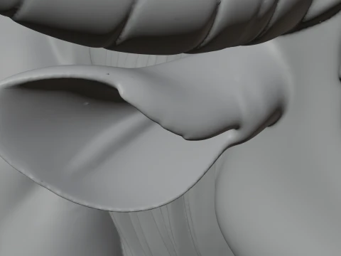 Water Buffalo Statue Design 9 - 3D Print Model 3D Print Model
