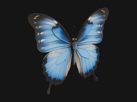 Swallowtail Butterfly Statue Design 4 - 3D Print Model 3D Print Model