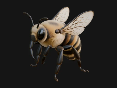 Honey Bee Statue Design 7 - 3D Print Model 3D Print Model