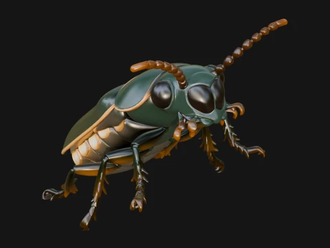 Beetle Statue Design 23 - 3D Print Model 3D Print Model