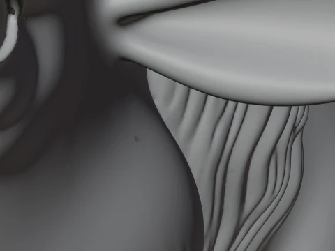 Water Buffalo Statue Design 11 - 3D Print Model 3D Print Model