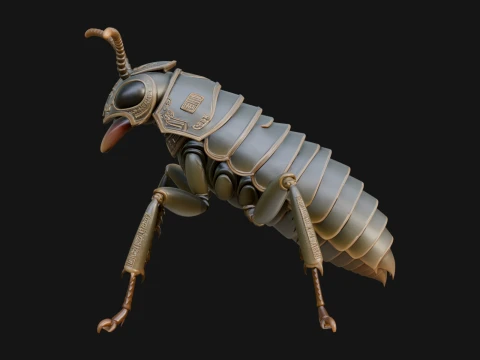 Beetle Statue Design 25 - 3D Print Model 3D Print Model