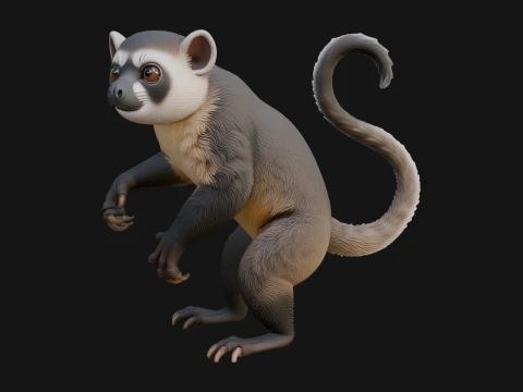 Tarsier Statue Design 4 - 3D 프린트 모델 3D 프린트 모델