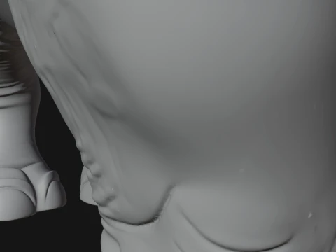 Rhinoceros Statue Design 6 - 3D Print Model 3D Print Model