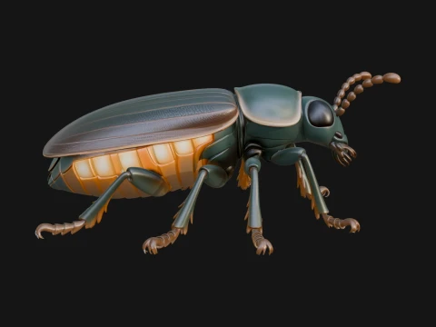 Beetle Statue Design 26 - 3D Print Model 3D Print Model