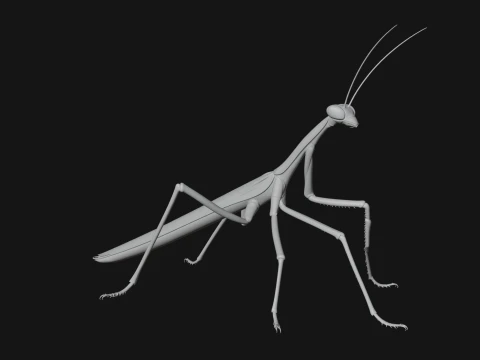 Praying Mantis Statue Design 9 - 3D Print Model 3D Print Model