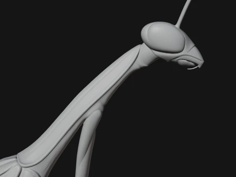 Praying Mantis Statue Design 9 - 3D Print Model 3D Print Model