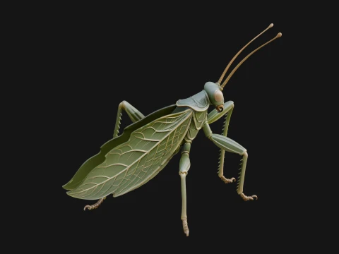Praying Mantis Statue Design 10 - 3D Print Model 3D Print Model
