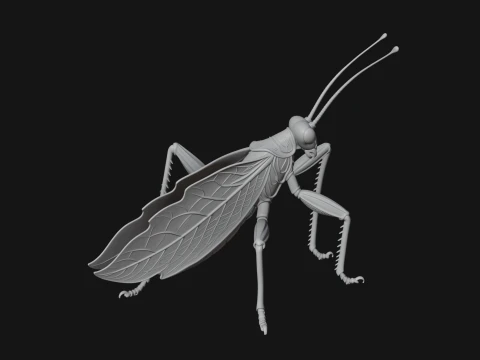 Praying Mantis Statue Design 10 - 3D Print Model 3D Print Model