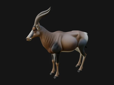 Gazelle Statue Design 31 &ndash; 3D-Druckmodell 3D Druckmodell