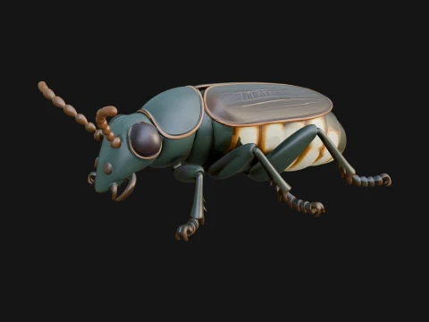 Beetle Statue Design 29 - 3D Print Model 3D Print Model