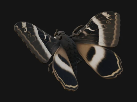 Giant Moth Statue Design 8 - 3D Print Model 3D Print Model
