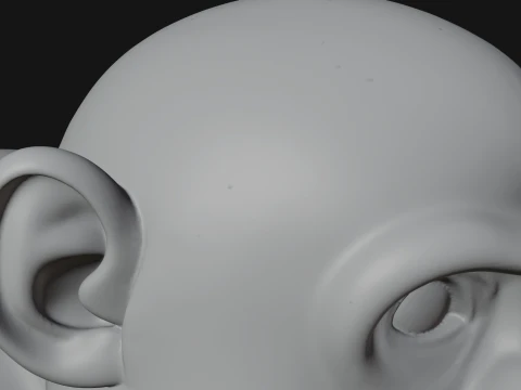 Monkey Statue Design 26 - 3D Print Model 3D Print Model