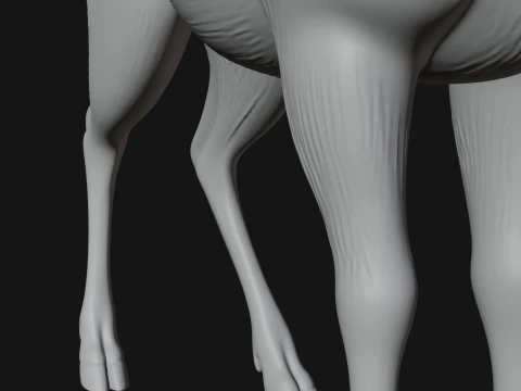 Stag Deer Statue Design 19 - 3D Print Model 3D Print Model
