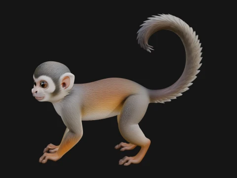 Monkey Statue Design 29 - 3D Print Model 3D Print Model