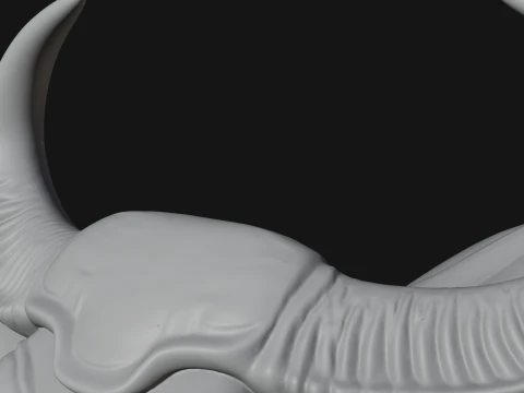 Water Buffalo Statue Design 14 - 3D Print Model 3D Print Model