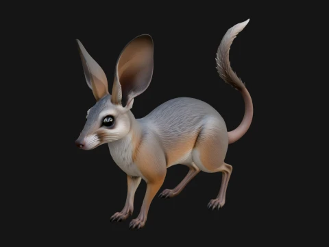 Bandicoot Statue Design 8 - 3D Print Model 3D 프린트 모델