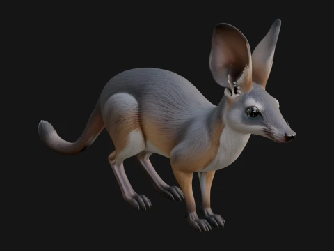Bandicoot Statue Design 9 - 3D Print Model 3D Print Model