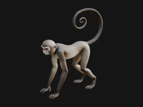 Monkey Statue Design 33 - 3D Print Model 3D Print Model