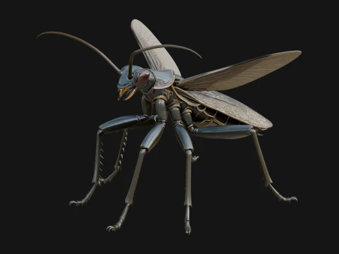 Katydid Statue Design 16 - 3D Print Model 3D Print Model