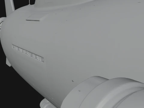Steampunk Submersible Model Design 54 - 3D Print Model 3D Print Model