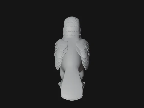 Toucan Bird Statue Design 2 - 3D Print Model 3D Print Model