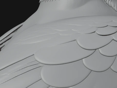 Toucan Bird Statue Design 2 - 3D Print Model 3D Print Model