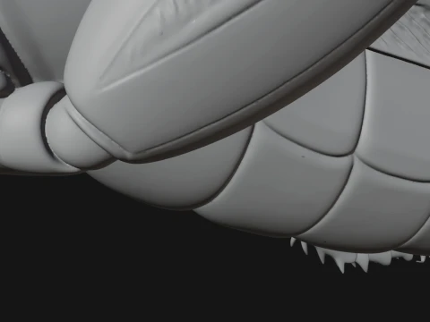 Katydid Statue Design 4 - 3D Print Model 3D Print Model