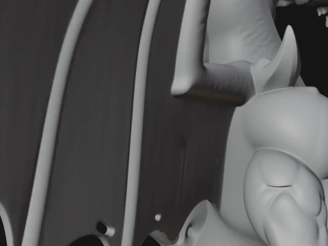 Winged Dragon Demon Statue Design 23 - 3D Print Model 3D Print Model
