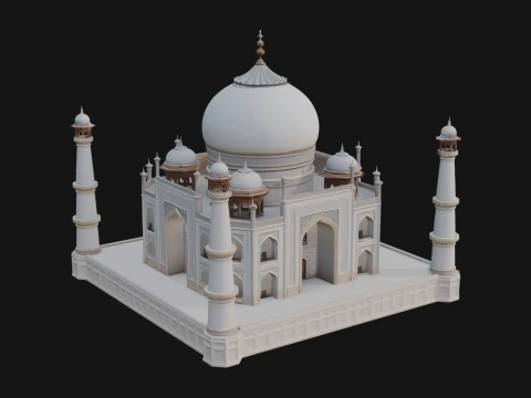 Domed Mosque Temple Design 3 - 3D Print Model 3D printmodel
