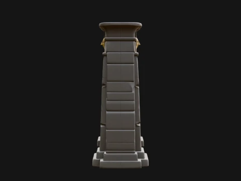 Egyptian Temple Gate Design 8 - 3D Print Model 3D Print Model
