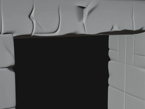 Egyptian Temple Gate Design 8 - 3D Print Model 3D Print Model
