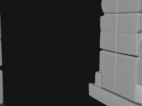 Egyptian Temple Gate Design 8 - 3D Print Model 3D Print Model
