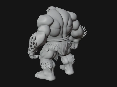 Stone Rock Golem Statue Design 5 - 3D Print Model 3D Print Model