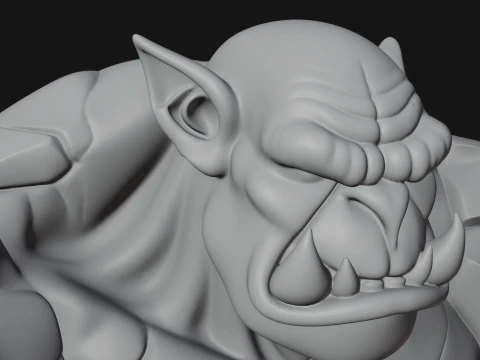 Stone Rock Golem Statue Design 5 - 3D Print Model 3D Print Model