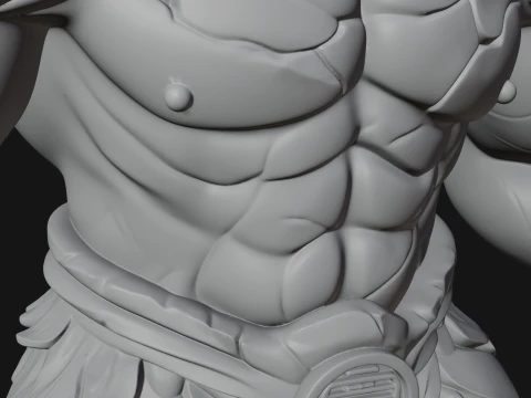Stone Rock Golem Statue Design 5 - 3D Print Model 3D Print Model