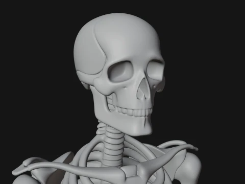 Skeleton Warrior Statue Design 21 - 3D Print Model 3D Print Model