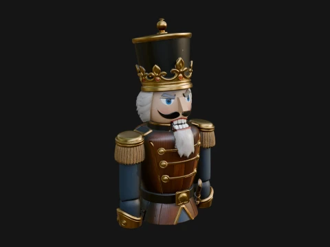 Nutcracker Soldier Statue Design 5 - 3D Print Model 3D Print Model